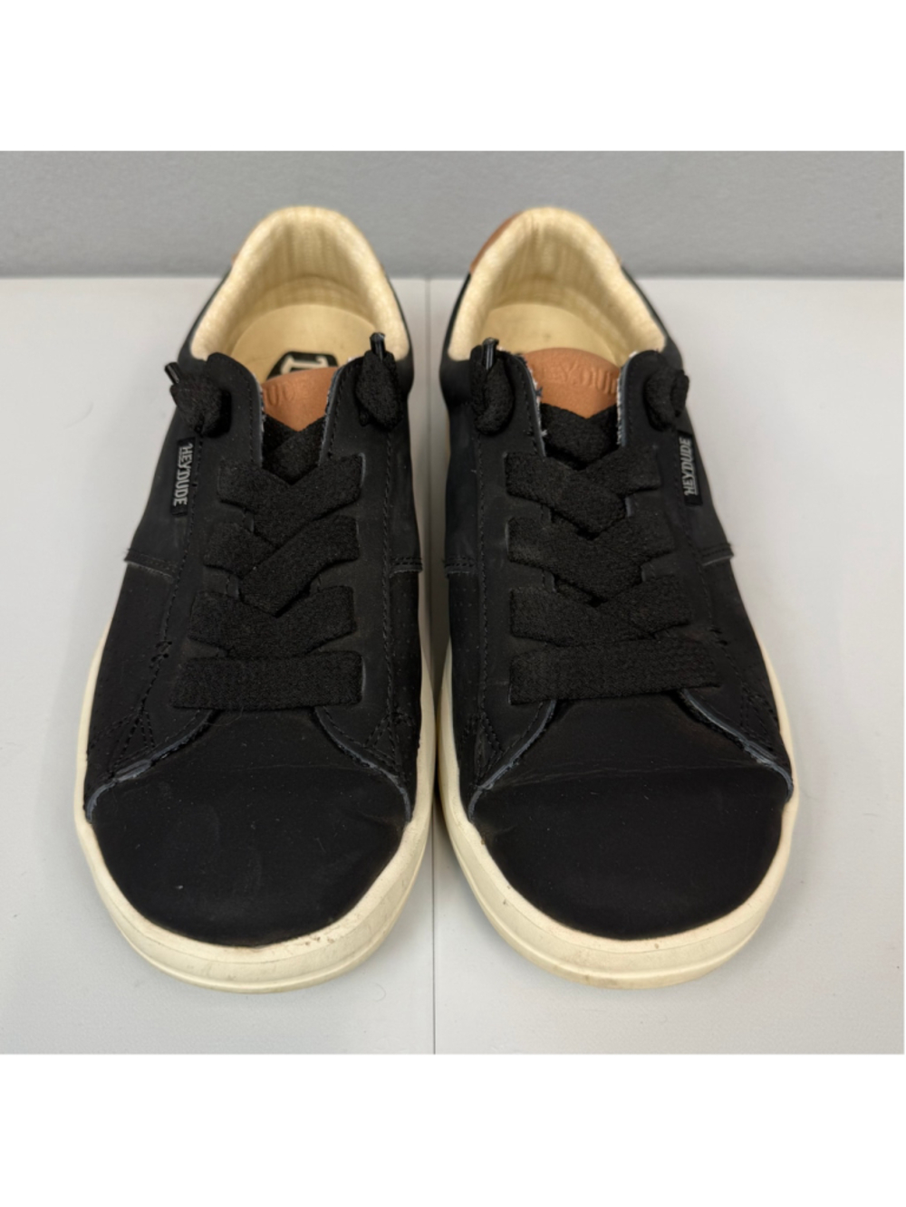 Hey Dude Karina Duo black and tan classic sneakers-8